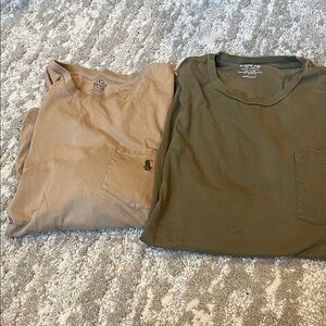 Polo Ralph Lauren Short Sleeve Tees - Beige and Olive